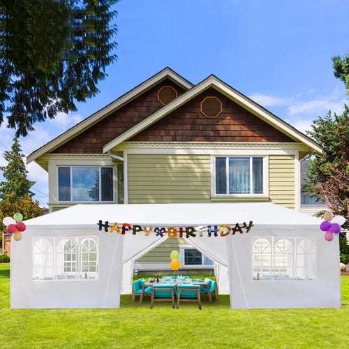 10'x30' Outdoor Waterproof Party Tent with 8 Removable Sidewalls F879092