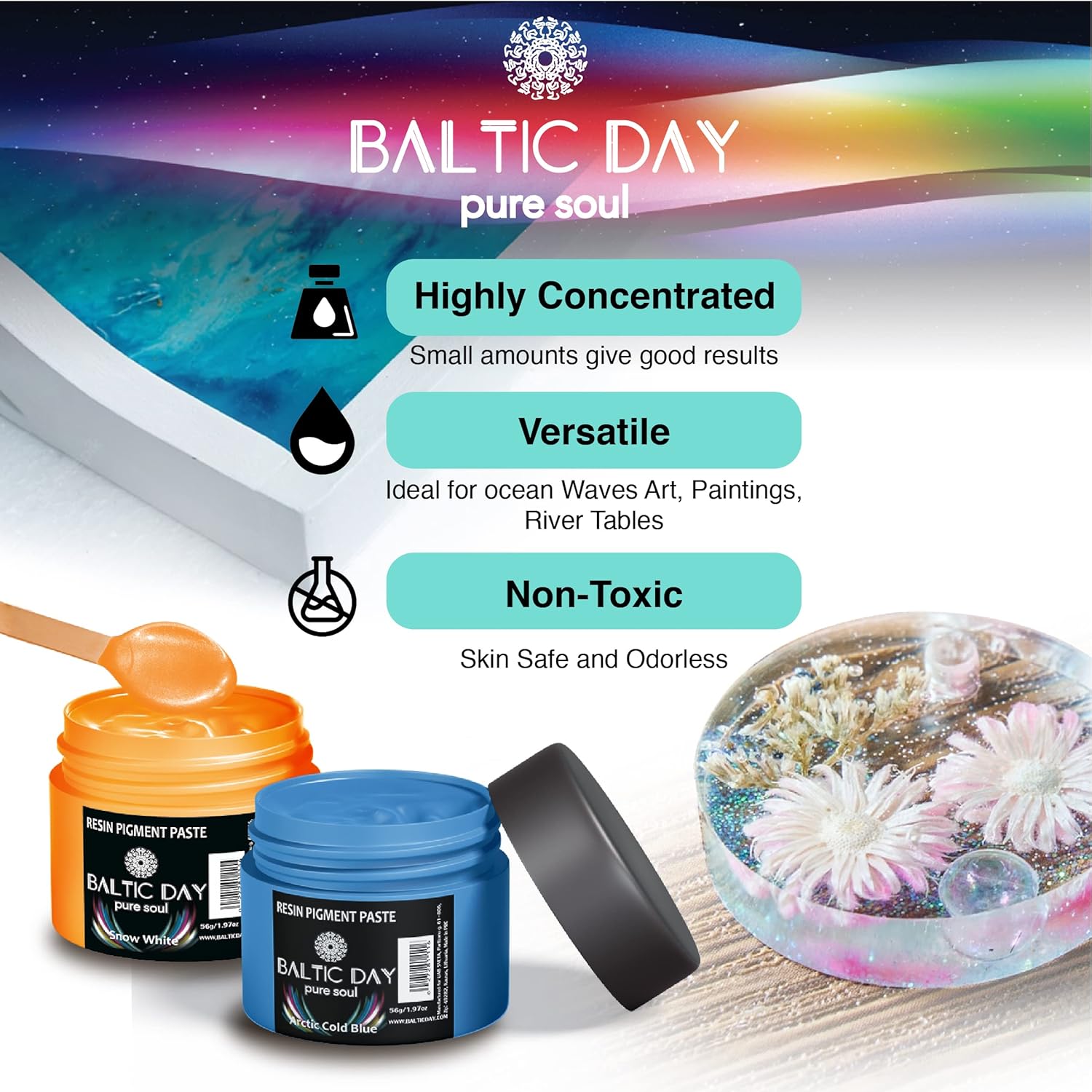 Black Pigment Paste for Epoxy Resin, 2 oz Z199407