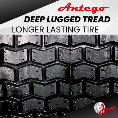 (Set of 2) 20x8.00-8 Lawn Mower Tires with Keyed Hub Wheel J298536