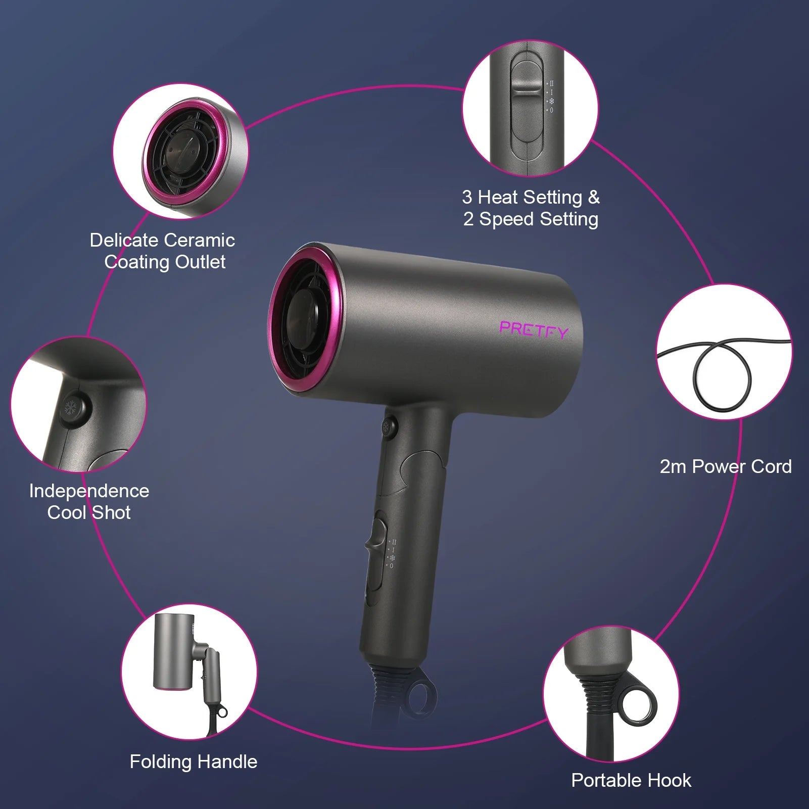 2000W Hair Dryer U817