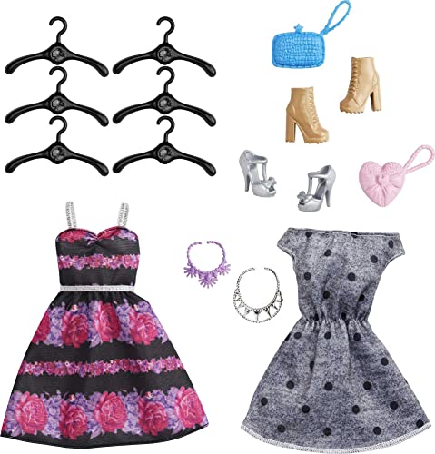 Blonde Fashion Doll & Pink Closet Playset with Clothes & 12 Accessories E42537