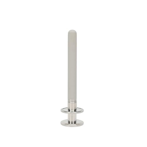 Tri-Clamp Stainless Steel 304 Diffusion Stone, 2 Micron Aeration Stone with 1/4" NPT CO2 inlet V564528