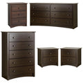 5-Piece Set with 2 Night Tables Chest Dresser and Tall Nightstand K359469