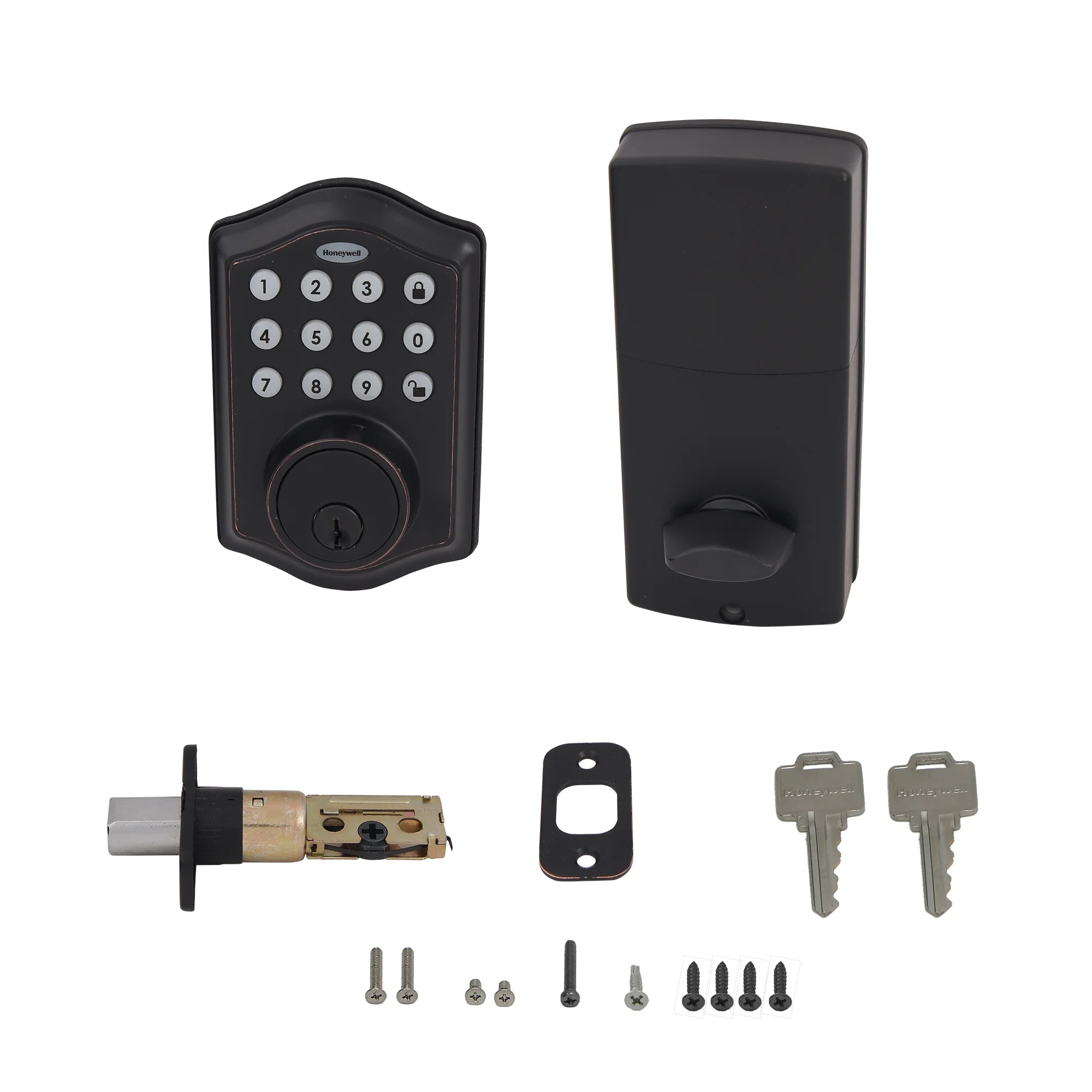Oil Rubbed Bronze Electronic Entry Deadbolt P175