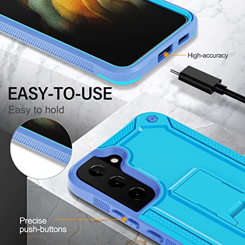 Black Rugged Shockproof Case with Kickstand for Samsung Galaxy S23 Ultra H406