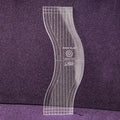 1/4" Super Slide Ruler For Deep Curves Quilting Ruler Y14595