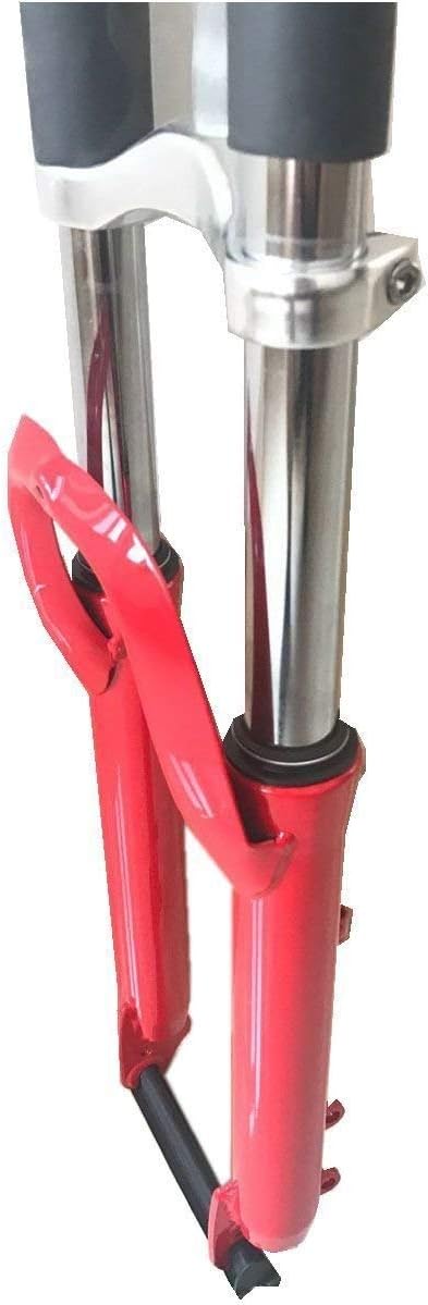 Red Fork 26" and 1 1/8" Headset Combo Triple Tree Suspension Fork Double Shoulder Gas Motorized Bike Z358