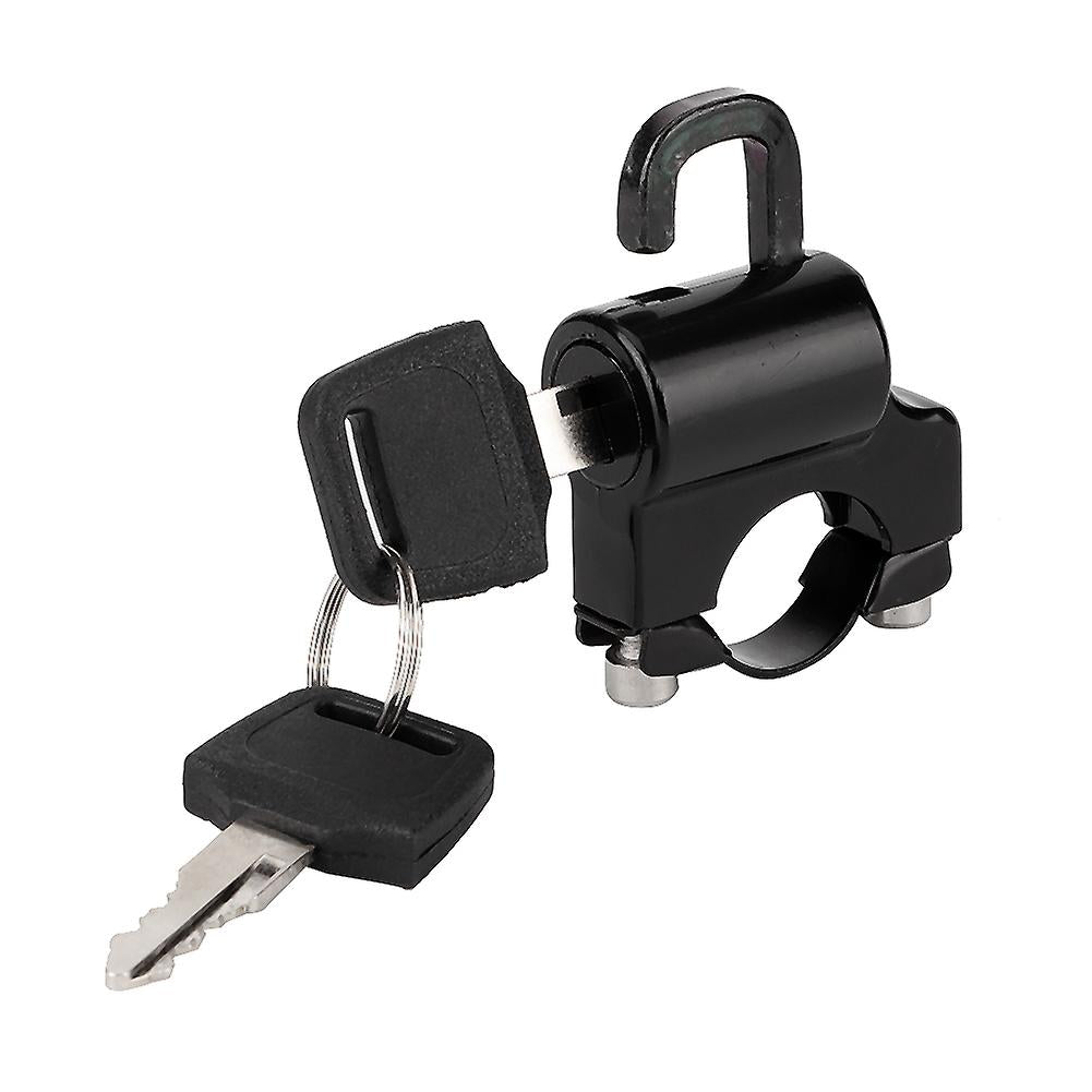 Motorcycle Helmet Security Lock With 2 Keys For 0.9in Handlebar O595