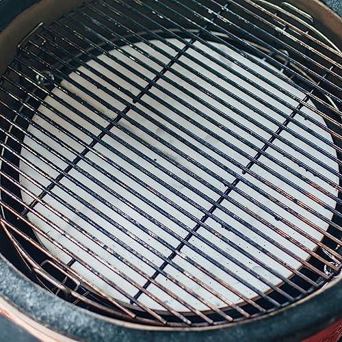 2-Pack Ceramic Heat Deflector Plates for Charcoal Grill F296805