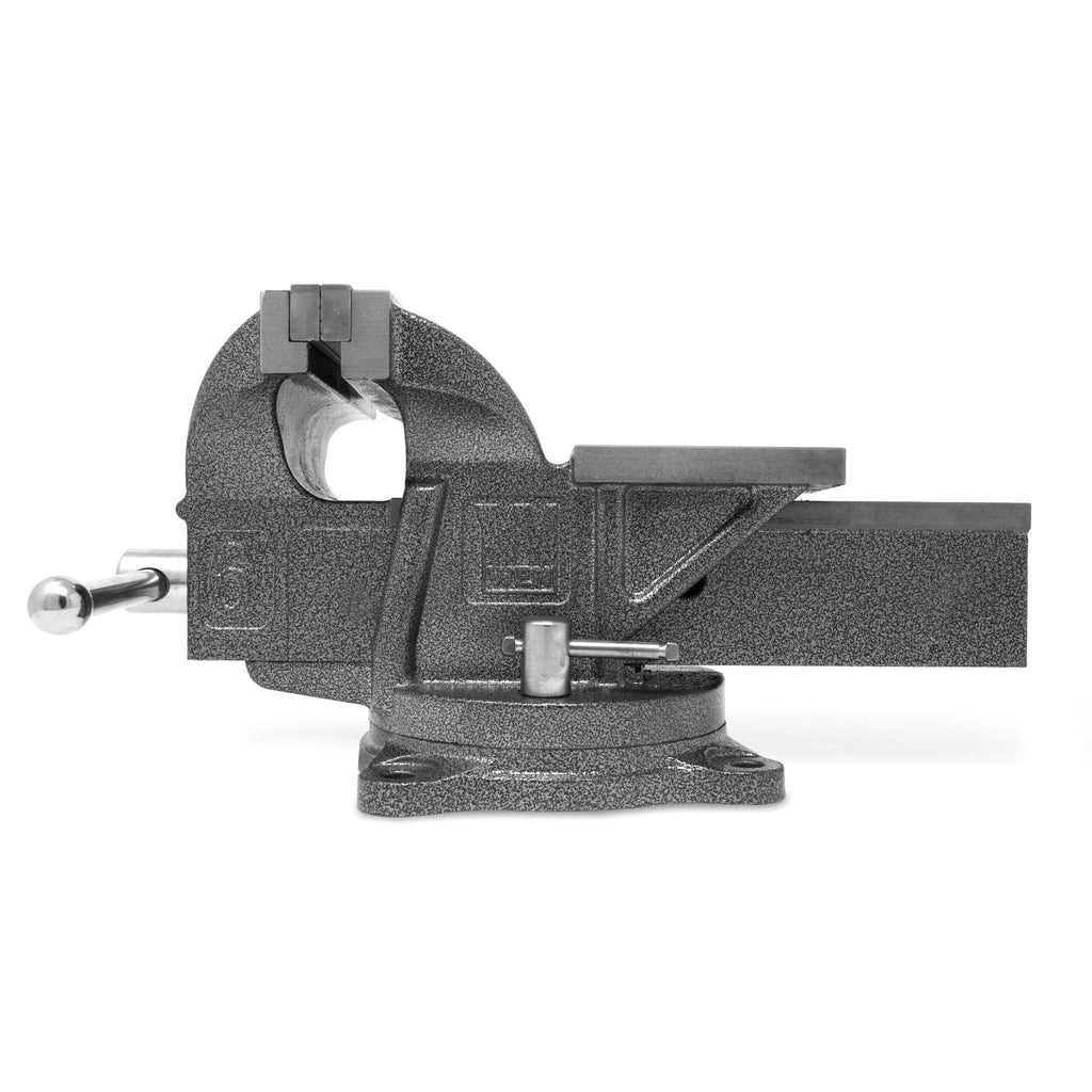 6-Inch Heavy Duty Cast Iron Bench Vise with Swivel Base L215