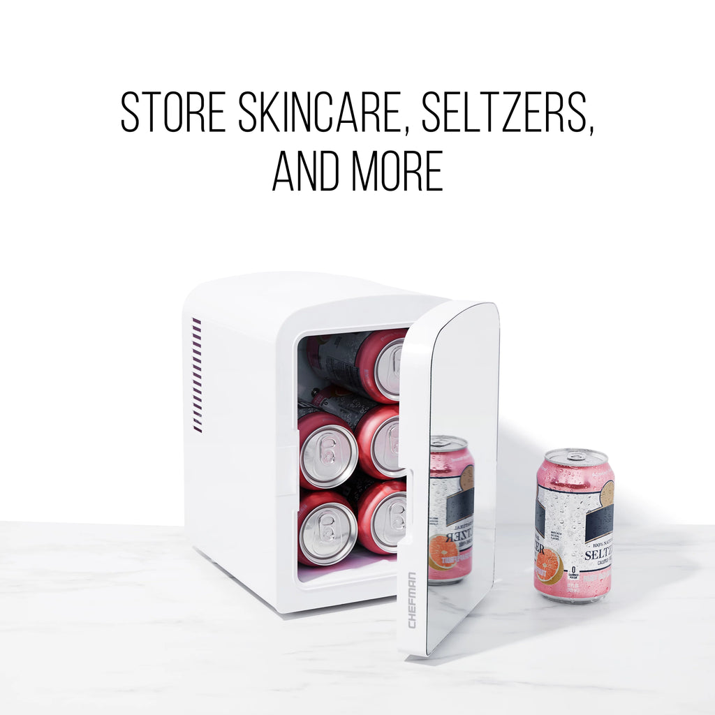 Pink Portable 4L Mini Fridge with Heating and Cooling B965