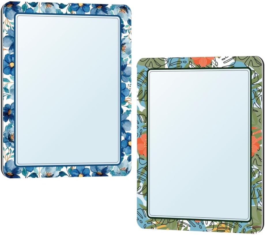 Magnetic Mirrors for Locker, 5 inch x 7 inch, 2 Pack J227915