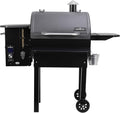 Black Wood Pellet Grill with Fold Down Front Shelf S825773