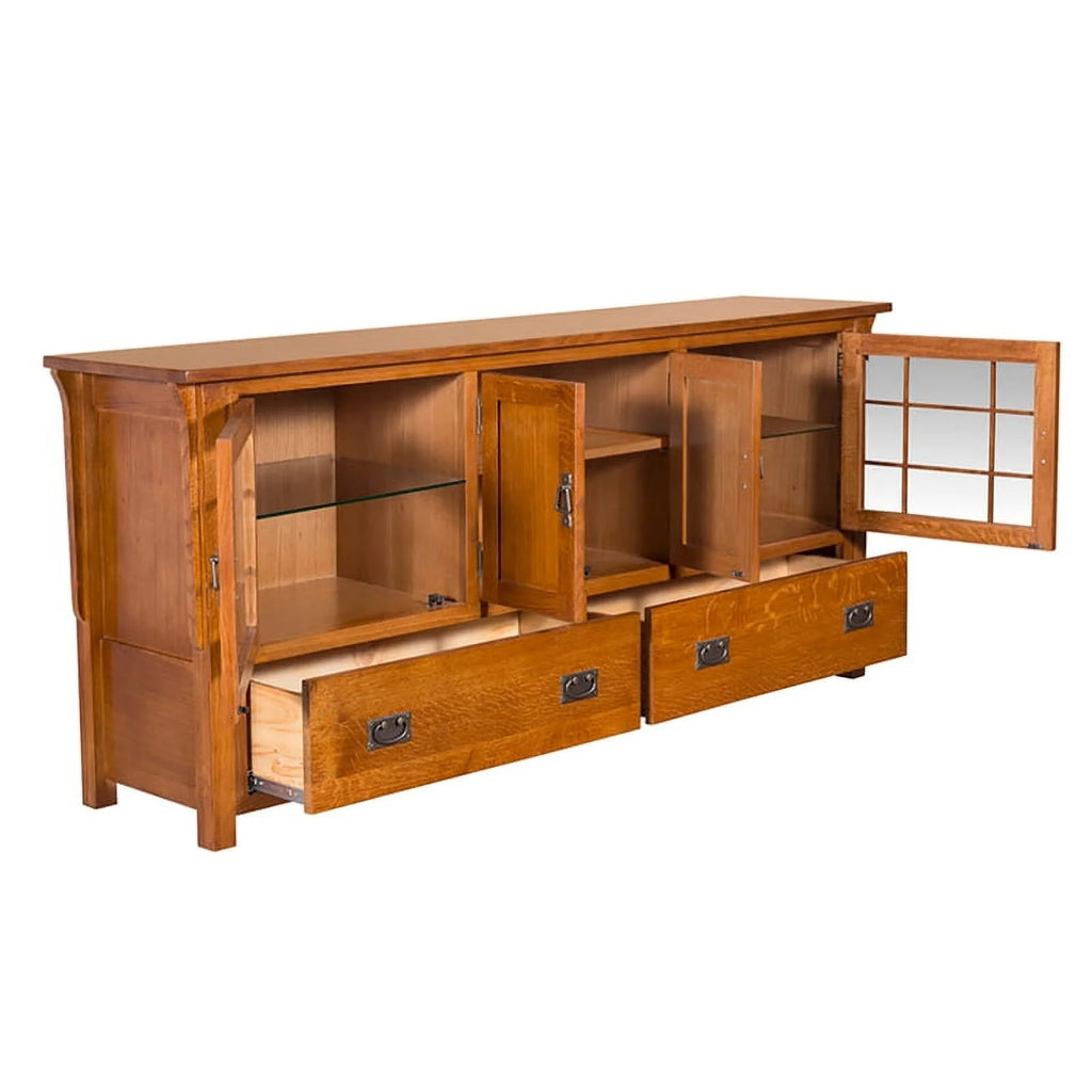 Cherry Wood TV Stand for TVs up to 72" X742