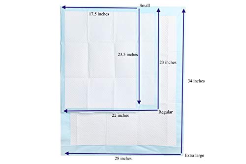 Training Pads, Blue, Large - 22" x 23" 200ct T8710