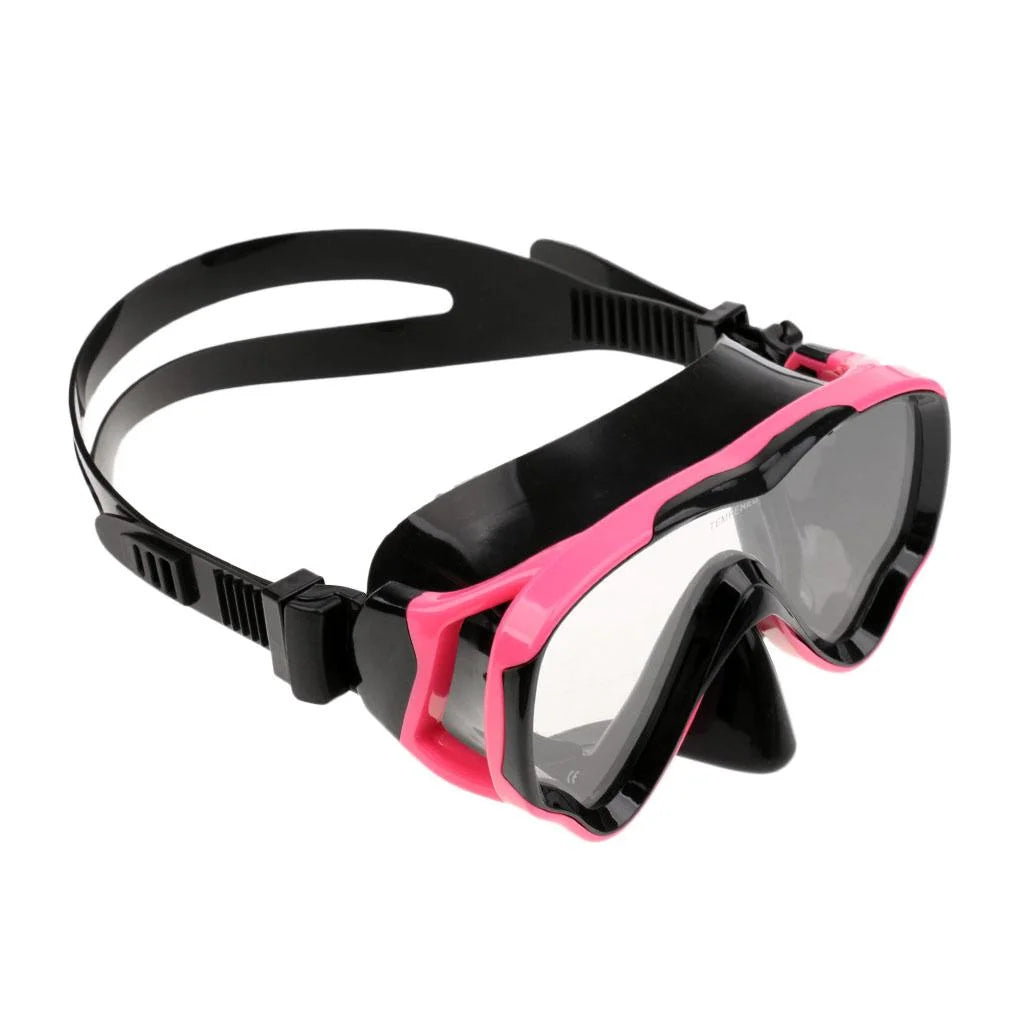 Black and Pink Kids Scuba Diving Snorkel Set U878681