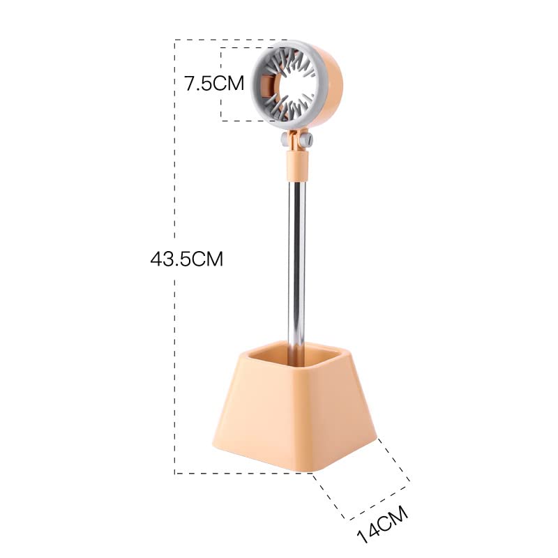 Beige Hair Dryer Stand with 180 Degree Rotation T7542