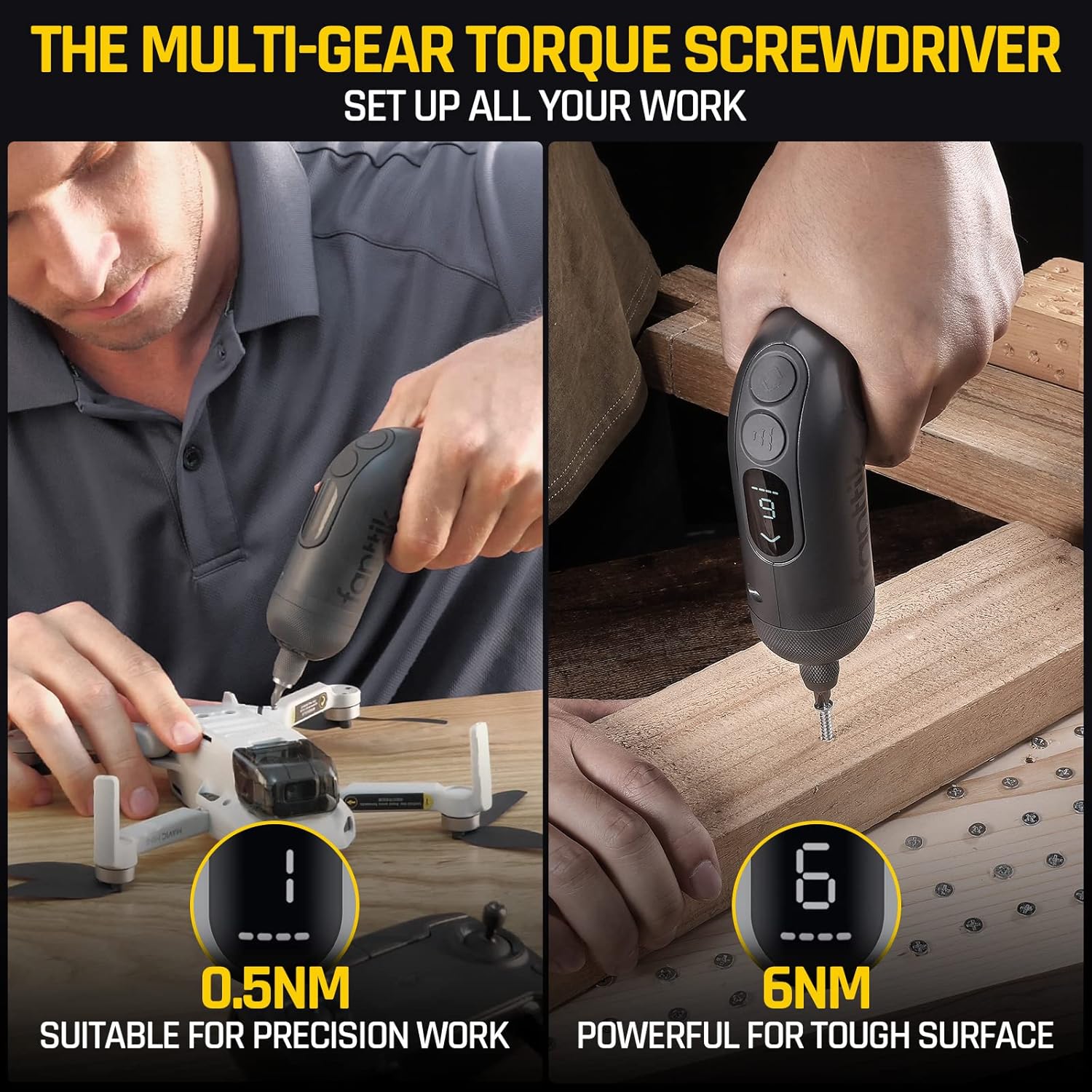 Cordless Car Vacuum & Cordless Screwdriver U7768