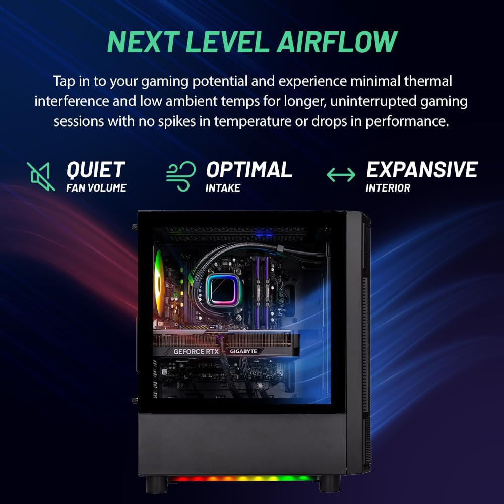 Black Gaming PC Desktop W46426