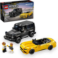 LEGO Speed Champions Mercedes-AMG G 63 & Mercedes-AMG SL 63 F1 Toy Car, 2 Building Sets with 2 Driver Minifigures Y5399