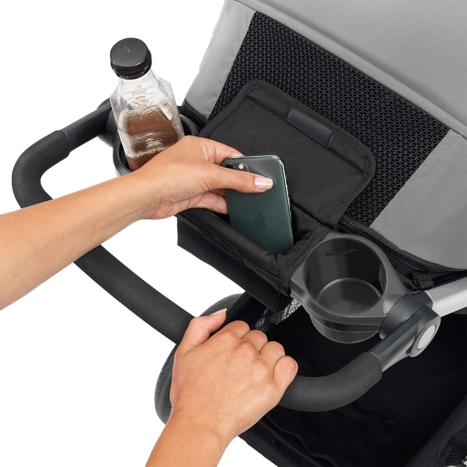 3-in-1 Travel System Stroller with Infant Car Seat and Base, Camden/Black & Grey V8670
