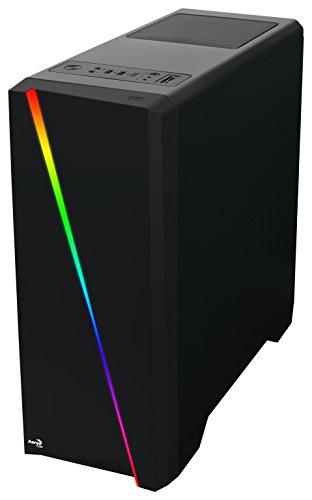 Black Mid Tower with Acrylic Side Window T37746