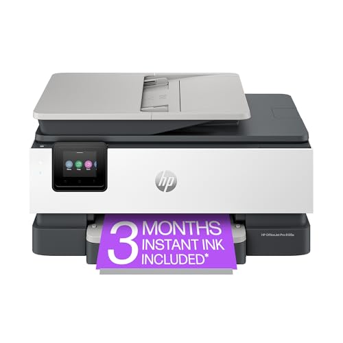 OfficeJet Pro 8135e Wireless All-in-One Color Inkjet Printer, Print, Scan, Copy, Fax, ADF, Duplex Printing F711958