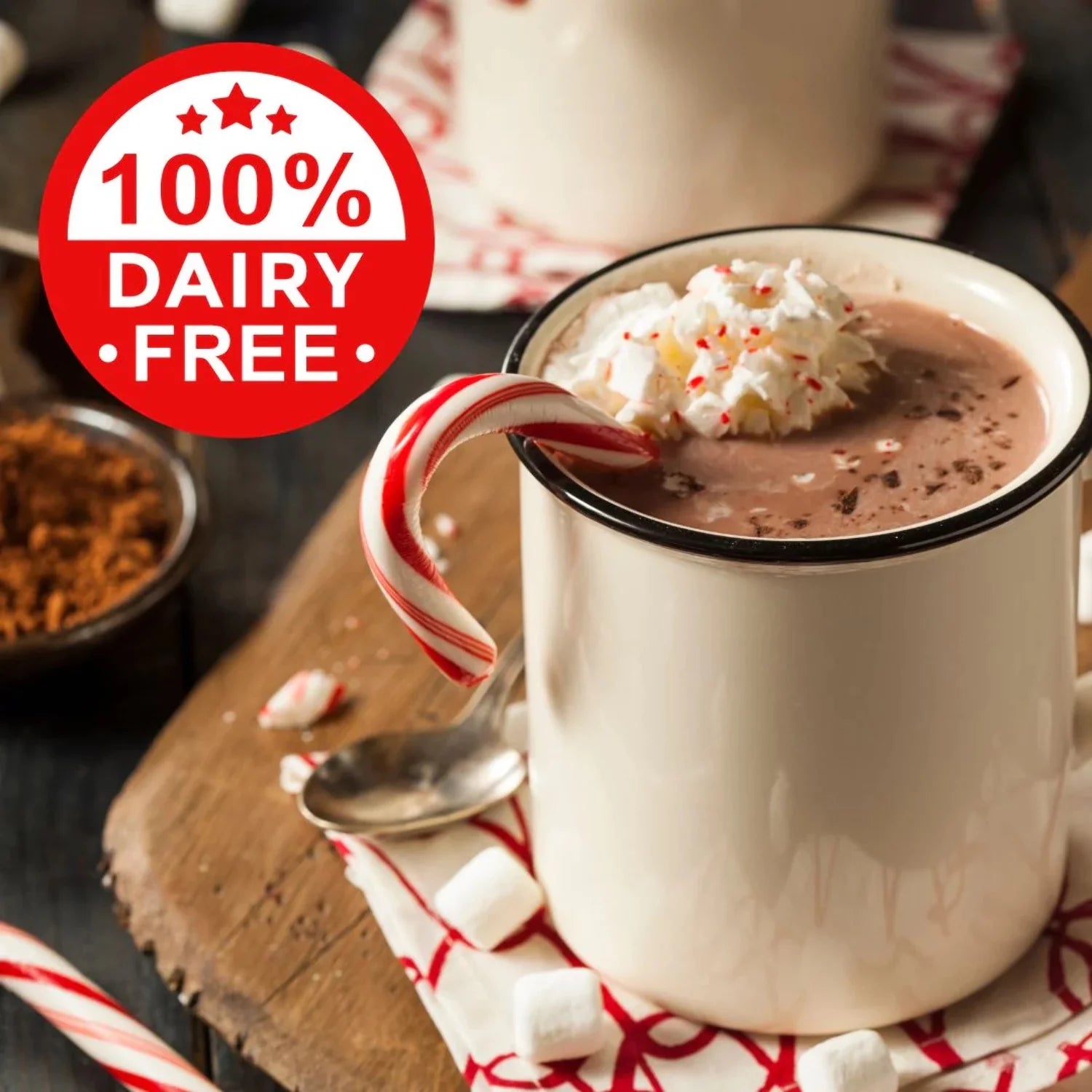 Dairy-Free Peppermint Hot Chocolate Pods W7836