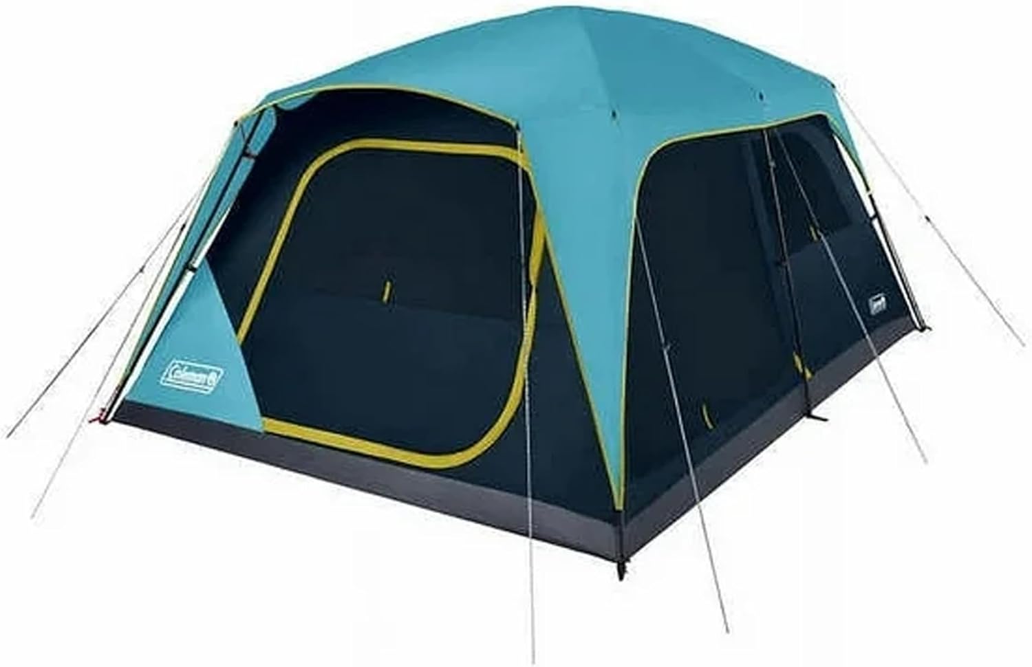 Blue and Black 10-Person Instant Camping Tent with Carry Bag L6225