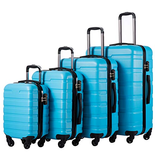 4 Piece Hardshell Spinner Suitcase Set with TSA Lock Z939967