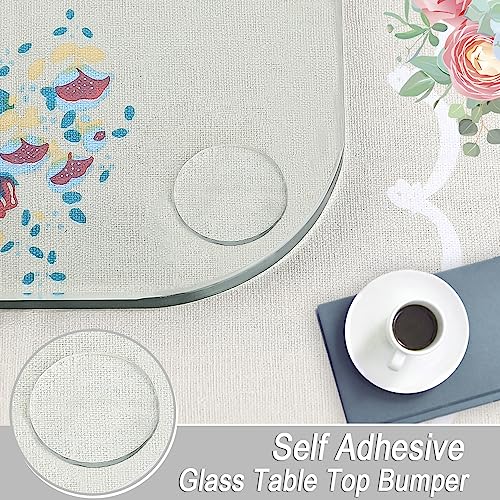 Transparent Non-Adhesive Rubber Pads for Glass Table Top (20 PCS) A6294
