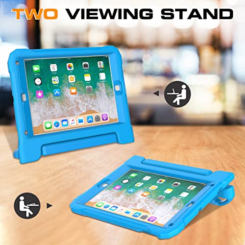 Pink Shockproof iPad 9.7" Case with Screen Protector A1050