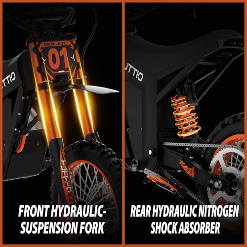 48V 21AH Removable Battery Electric Dirt Bike with Hydraulic Brakes W52597