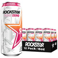 Pure Zero Energy Drink, 4 Flavor Variety Pack, 0 Sugar, 16oz Cans (12 Pack) W706
