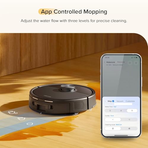Robot Vacuum with Self-Empty Dock, 5500 Pa Suction, DuoRoller Brush, LiDAR Navigation V396830