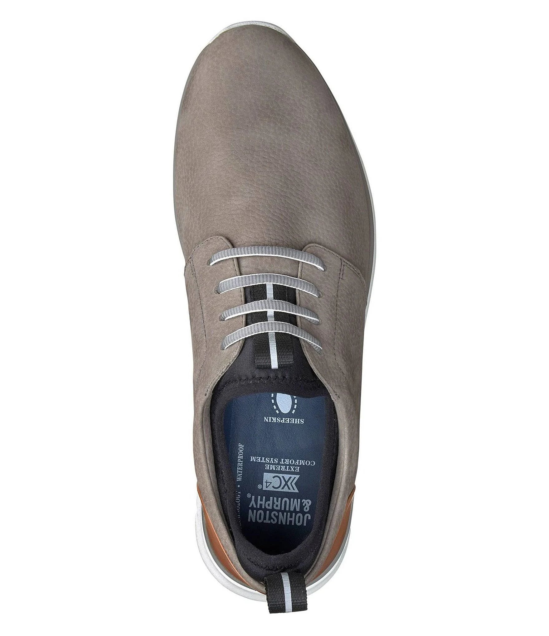 Navy Nubuck Plain Toe Shoes Y44973