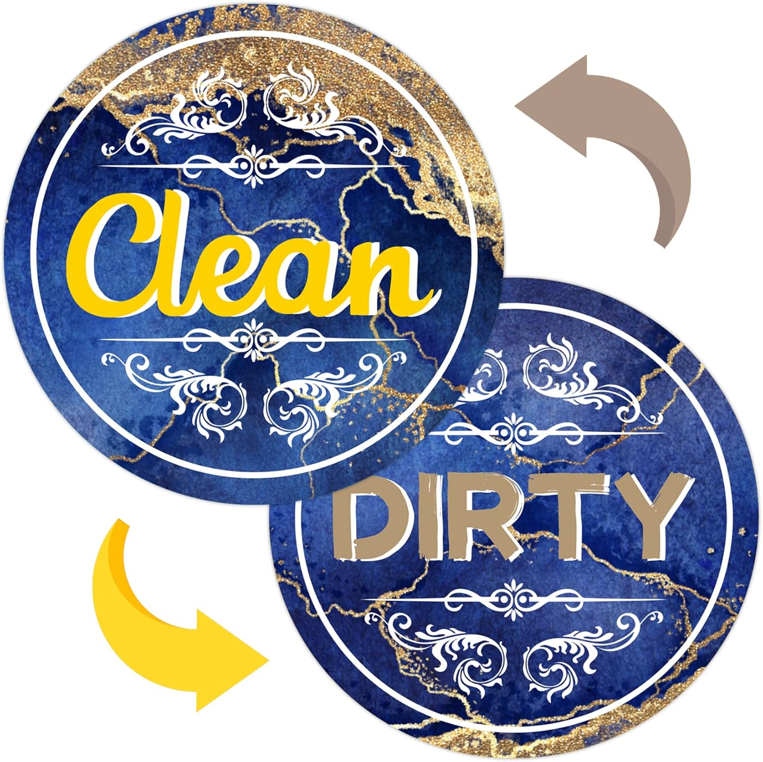 Dishwasher Magnet Clean Dirty Sign D1698