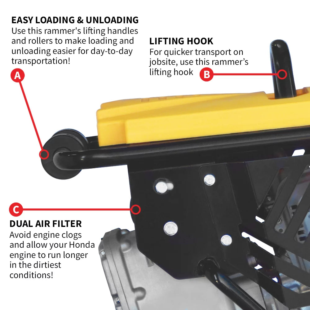 3.6 HP Honda Vibratory Rammer Tamper D443