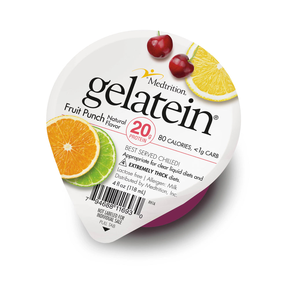 High Protein Sugar Free Fruit Punch Gelatin, 12 Servings Y468