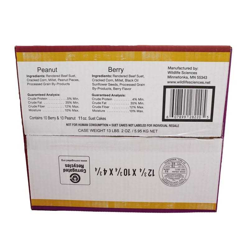 20 Pack Suet Plus Mixed S388