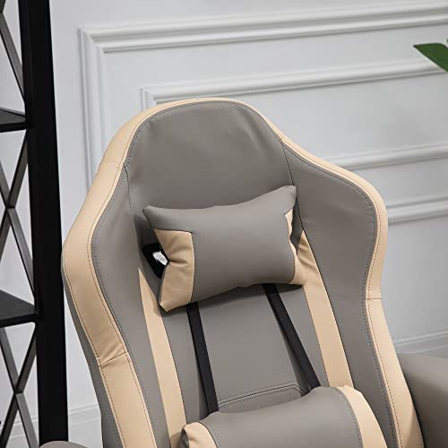 Manual Recliner Armchair PU Leather with Adjustable Leg Rest K543