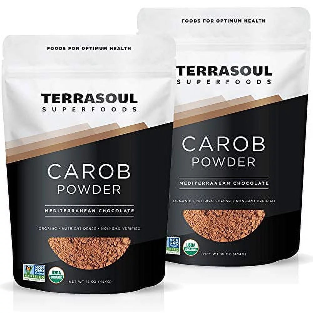 Organic Carob Powder 2 Lbs (2 Pack) R3772
