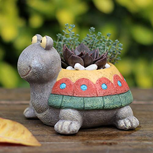 Turtle Resin Succulent Planter D645766