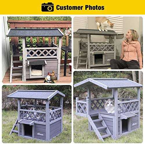Feral Cat House with Escape Door M1435