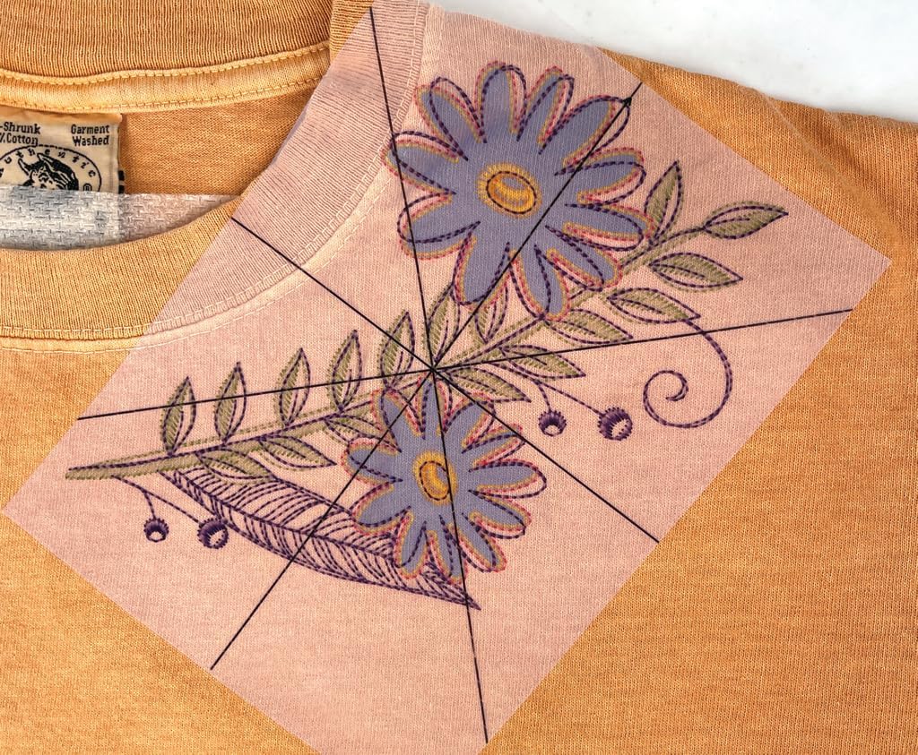 Adhesive Machine Embroidery Templates W89455