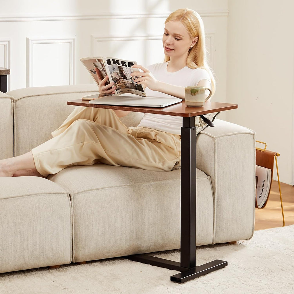 Standing Rolling Desk Adjustable Height with Wheels Q816