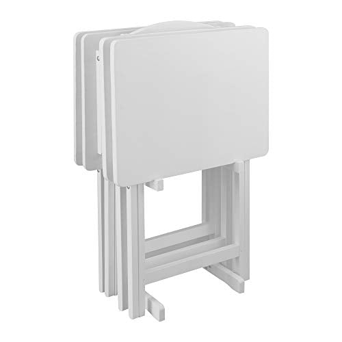 5 Piece Tray Table Set, Espresso J4378