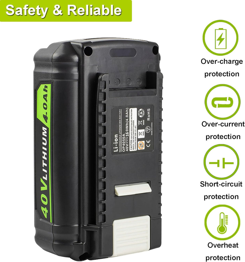 4.0Ah 40V Lithium Ion Battery T611