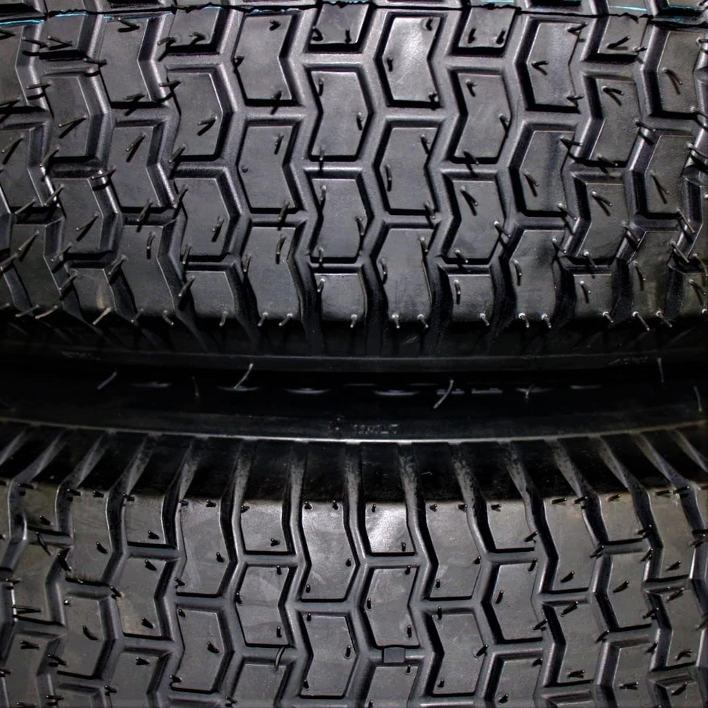 (Set of 2) 20x8.00-8 Lawn Mower Tires with Keyed Hub Wheel J298536