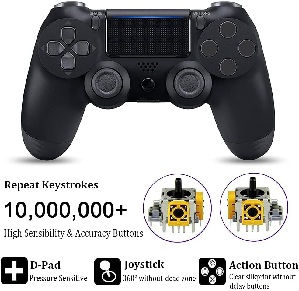 2 Pack Wireless Controller for PS4 with Bluetooth A845660